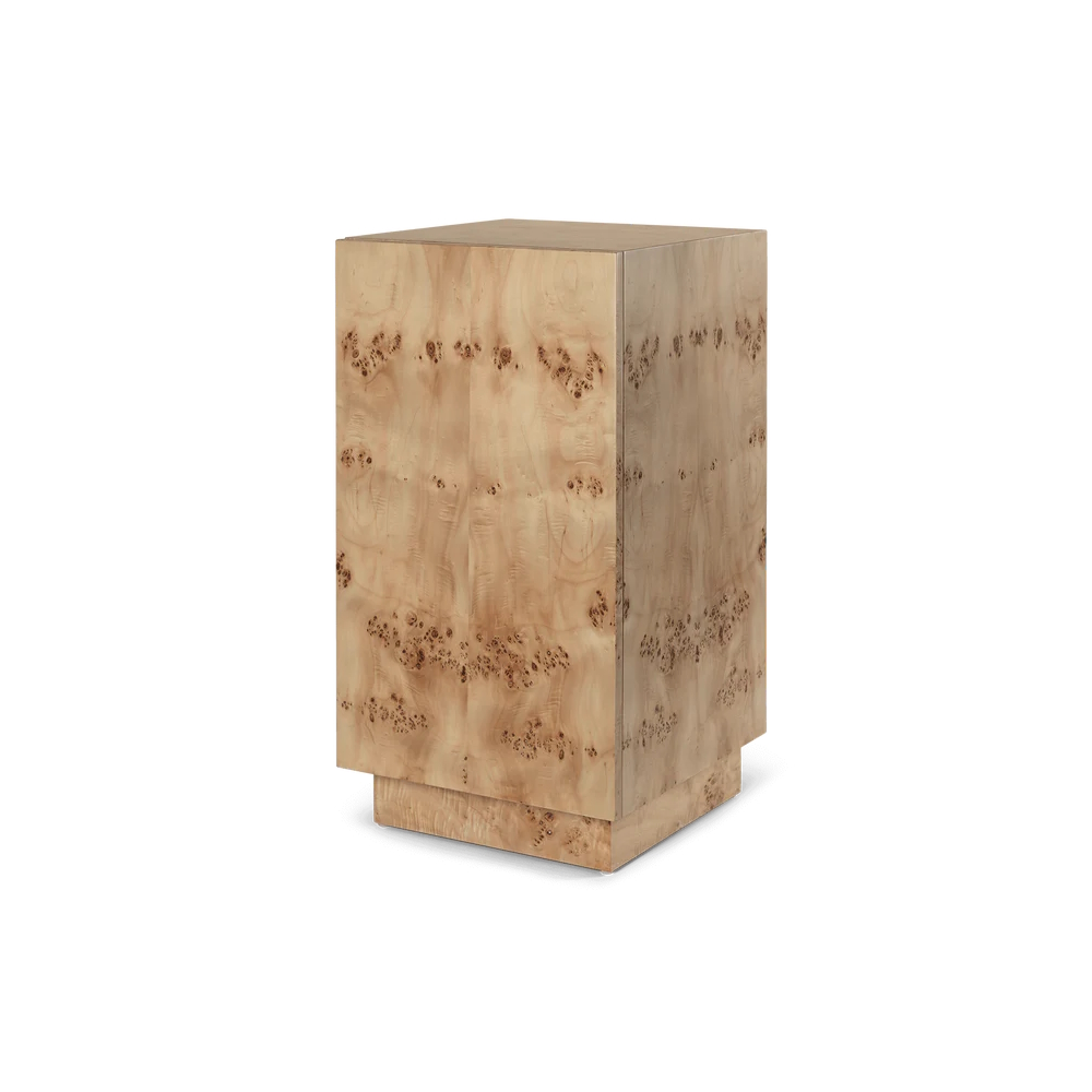 Piedestal Burl sidobord ädelträ Ferm Living