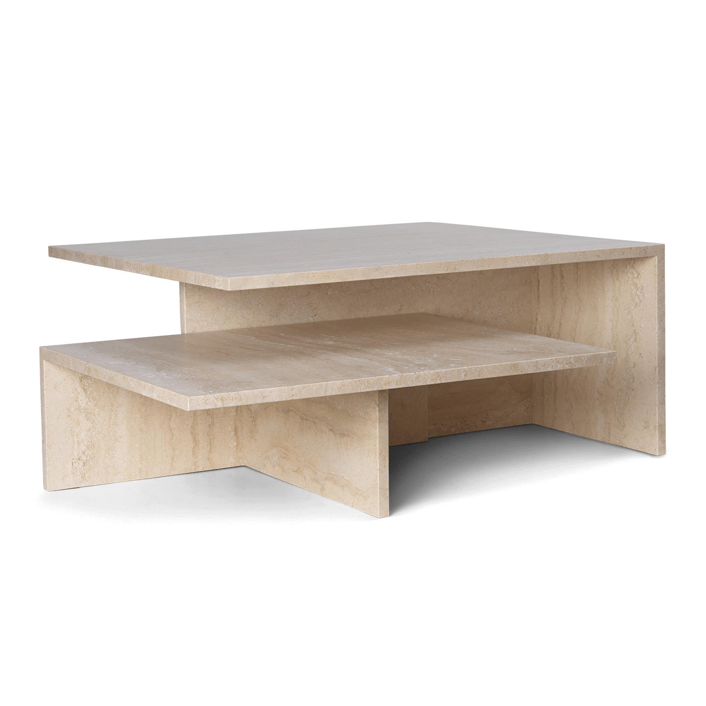 Distinct Grande Duo Soffbord Travertin Ferm Living - 4