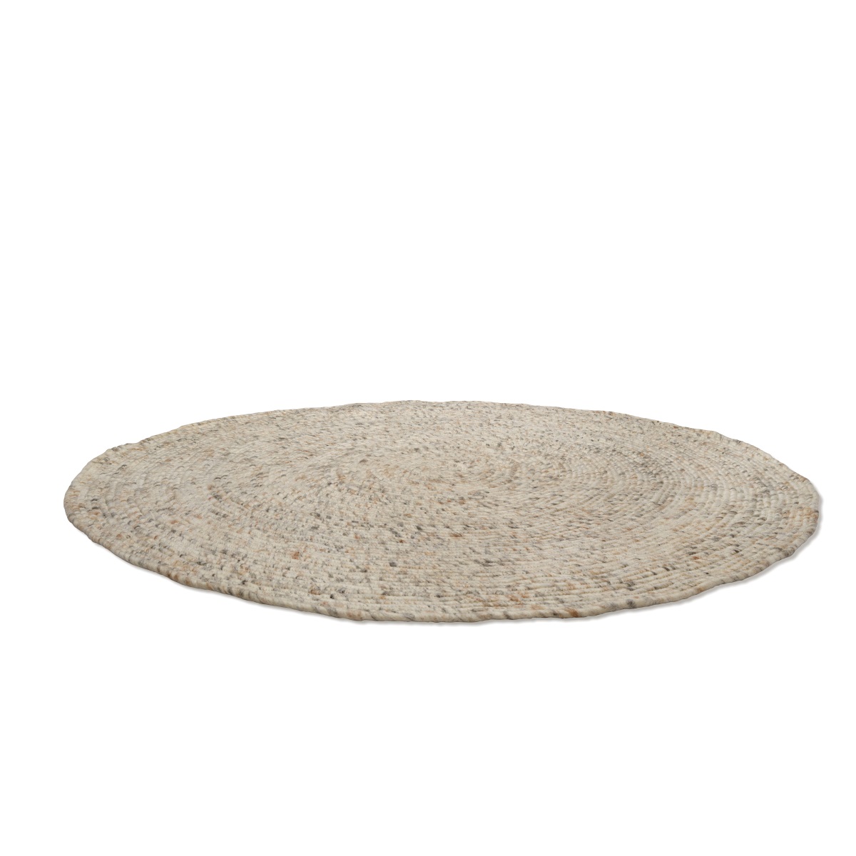 Rund ullmatta Merino beige 200 cm, Classic Collection - 2