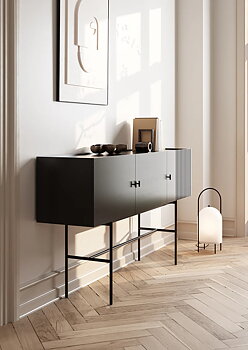Array Hög Sideboard 180 cm svart Woud