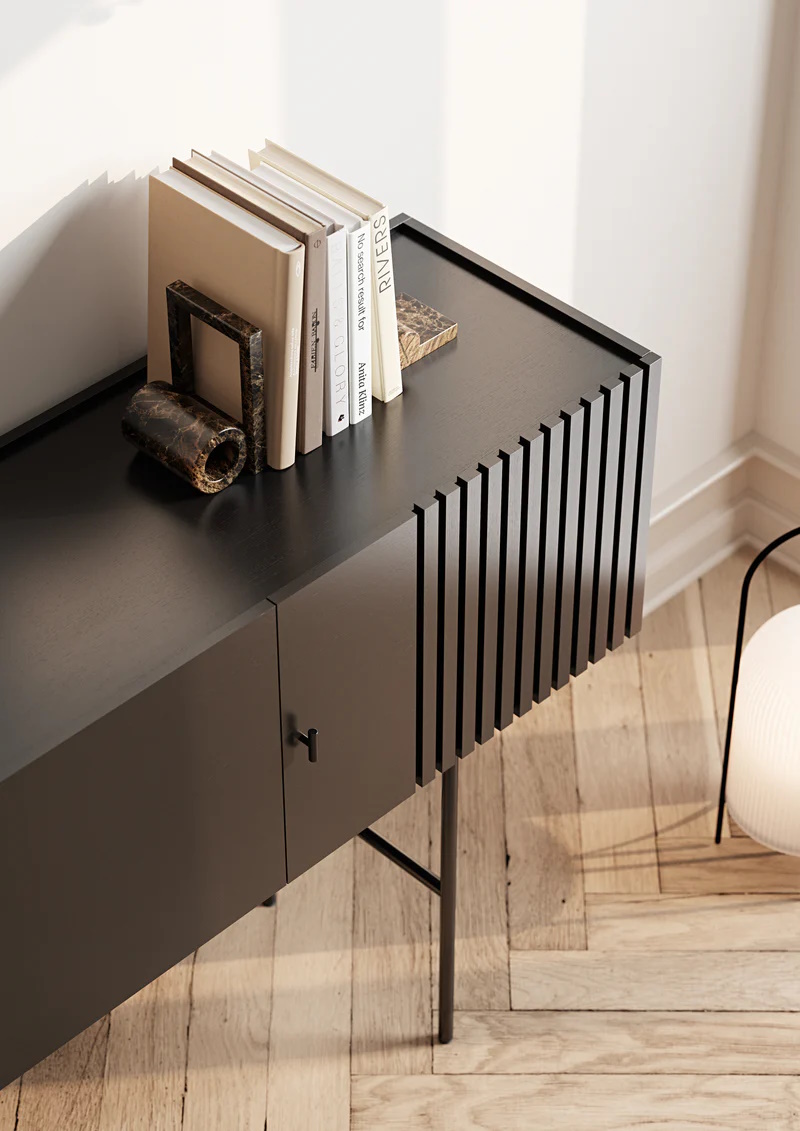 Array Hög Sideboard 180 cm svart Woud - 3