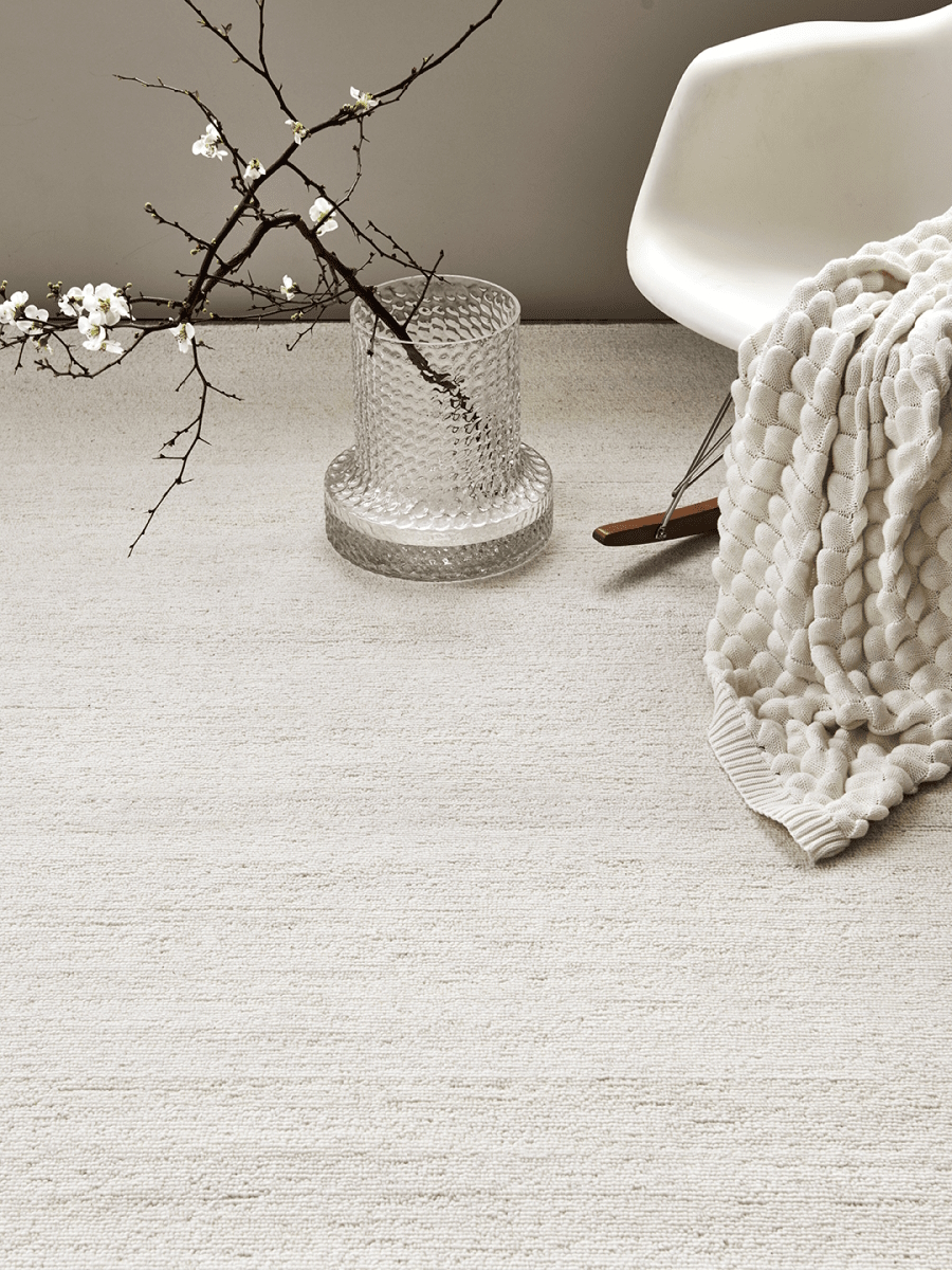 Bouclé ullmatta 250 x 350 cm Ivory Classic Collection - 4
