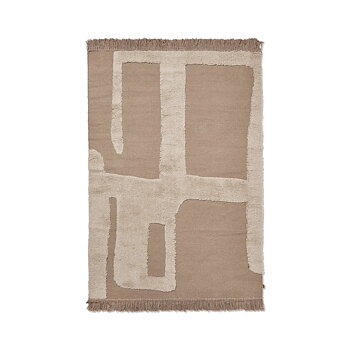Ullmatta Alley Wool Rug  Small Natural Ferm Living
