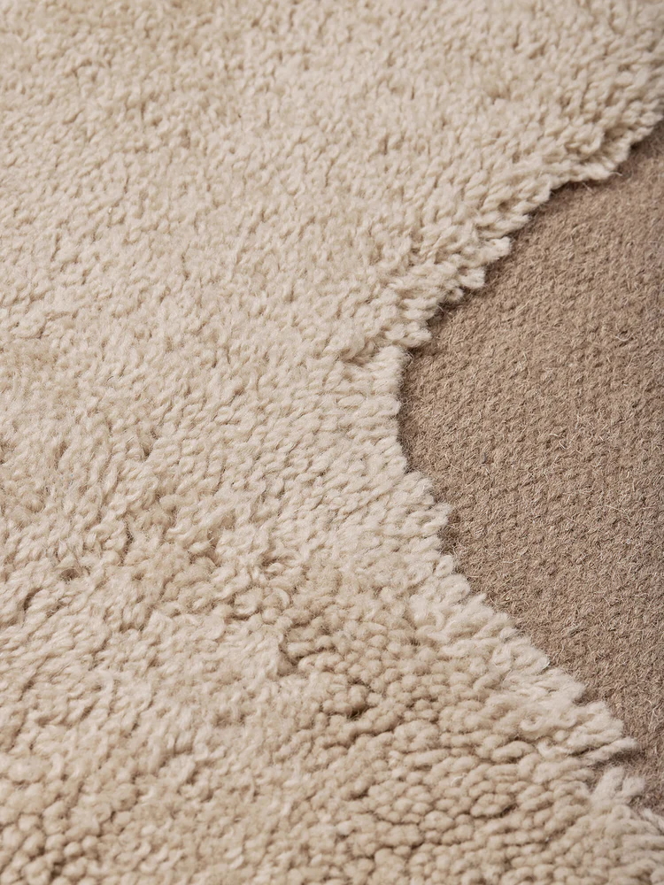 Ullmatta Alley Wool Rug  Small Natural Ferm Living - 3