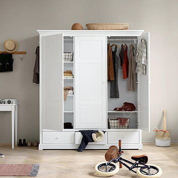 Barngarderob tre dörrar H195, Oliver Furniture