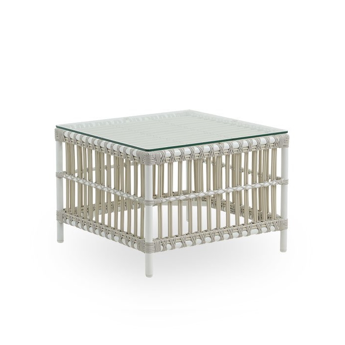 Caroline Exterior Sidobord Dove White Sika-Design