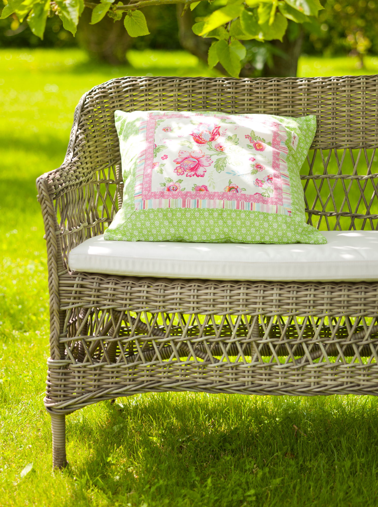 Rottingsoffa Charlot 3-sits Antique Sika-design - 3