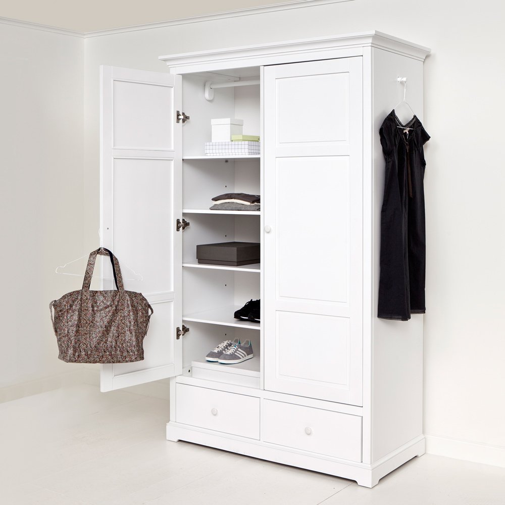 Barngarderob två dörrar H195 cm, Oliver Furniture - 5