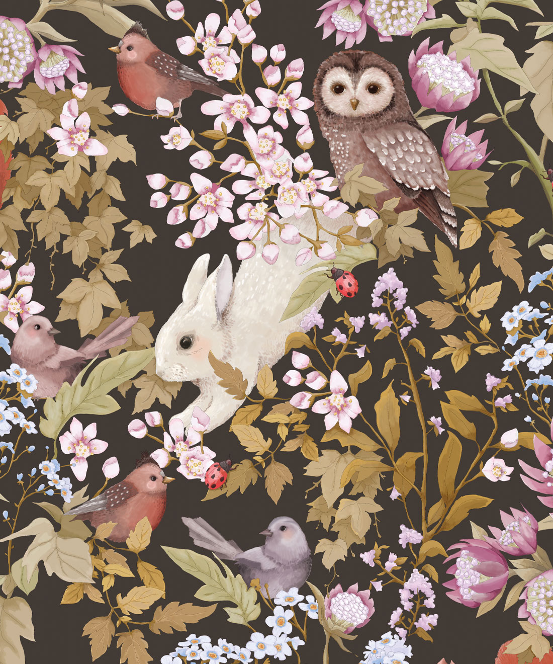 Tapetprov In the Woods  & Woodlands Fleur Harris - 6