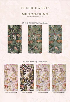Tapetprov In the Woods  & Woodlands Fleur Harris