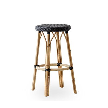 Simone barstol 68 cm rotting svart, Sika-design