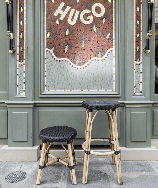 Simone barstol 68 cm rotting svart, Sika-design - 4