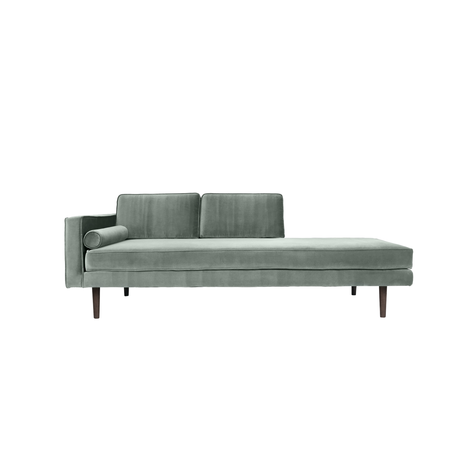 Chaise lounge Chinois Green sammet WIND Broste Copenhagen