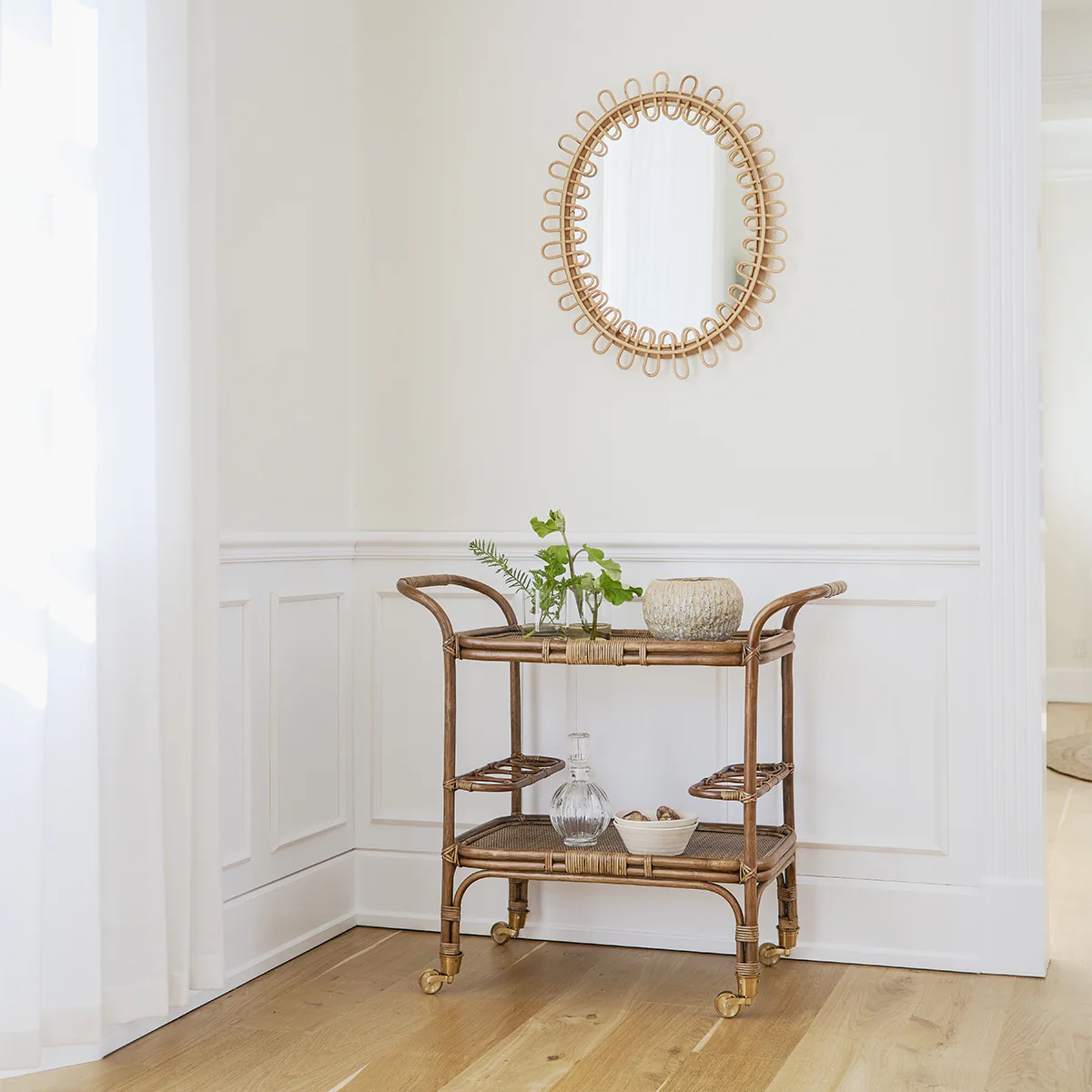 Drinkvagn CARLO trolley antikbrun Sika-design - 3