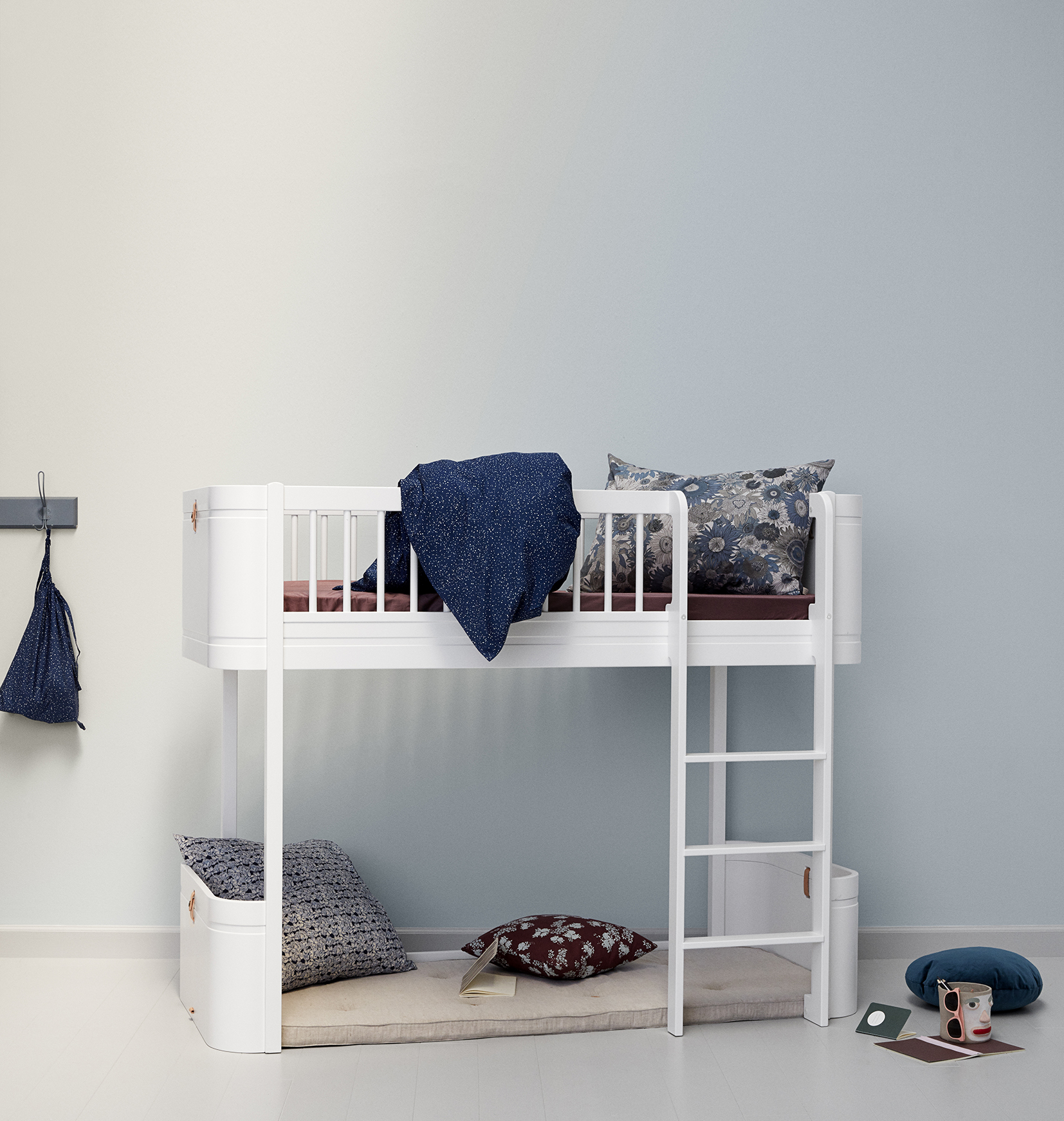 Spjälsäng Wood Mini+ ink Juniorkit vit Oliver Furniture - 16