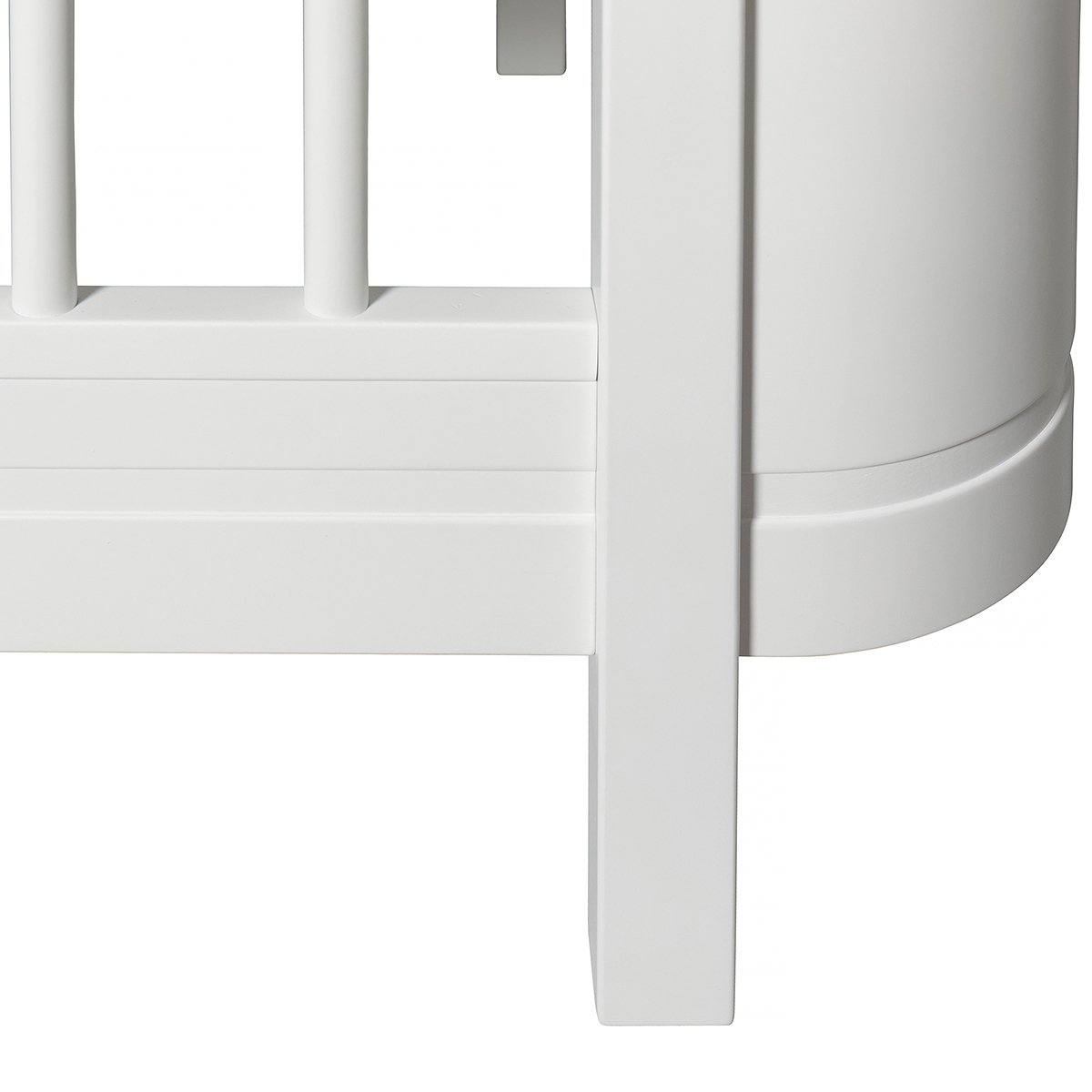 Spjälsäng Wood Mini+ ink Juniorkit vit Oliver Furniture - 5
