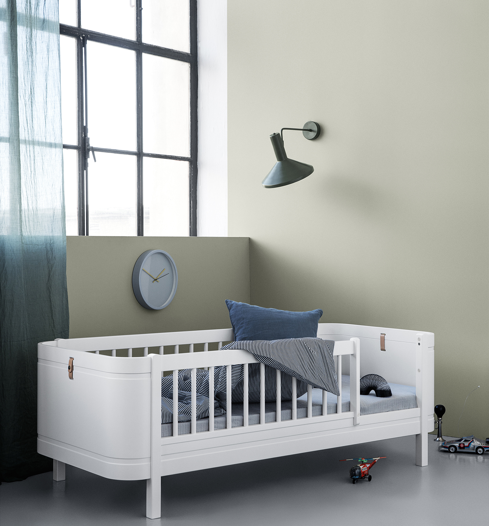 Spjälsäng Wood Mini+ ink Juniorkit vit Oliver Furniture - 15