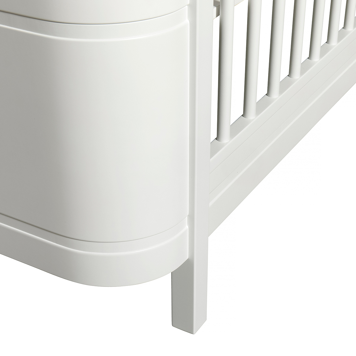 Spjälsäng Wood Mini+ ink Juniorkit vit Oliver Furniture - 8