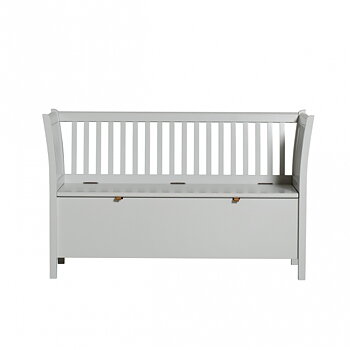 Kökssoffa / slagbänk 131 cm grå, Oliver Furniture