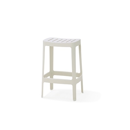 Cut barstol 66 cm vit, Cane-line