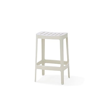 Cut barstol 66 cm vit, Cane-line