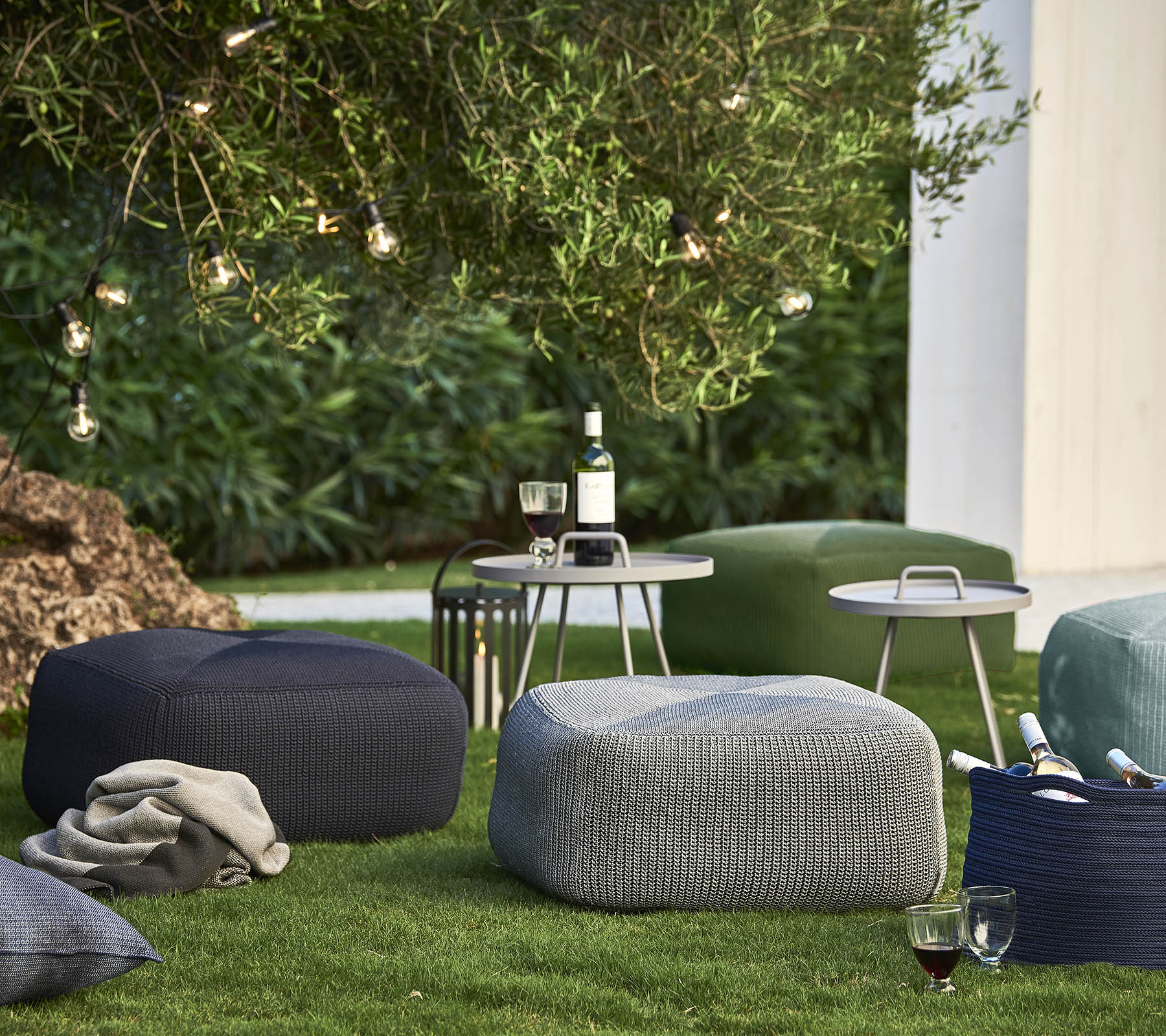 Divine fotpall OUTDOOR grå Cane-line - 6