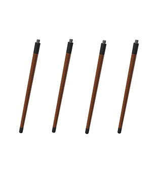 FRAME 4 st 60 cm hörnstolpar grå, Cane-line