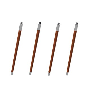 FRAME 4 st 60 cm hörnstolpar vit, Cane-line