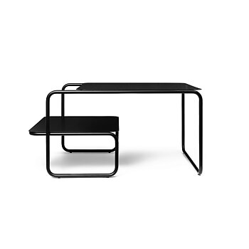 Level Coffee Table svart soffbord Ferm Living