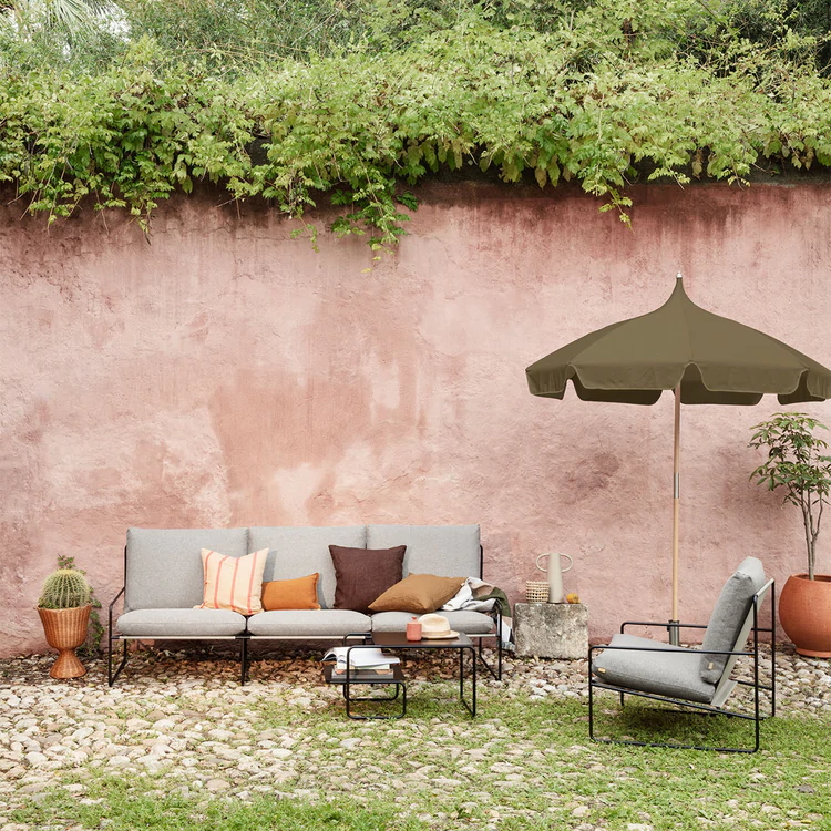 Parasoll Lull Umbrella Olive Ferm Living - 2