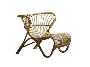 FOX loungefåtölj natur rotting Sika-Design