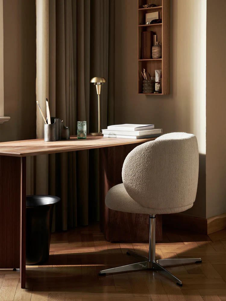 Snurrstol Rico Dining Swivel off white Ferm Living - 4