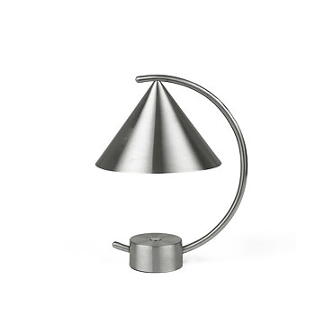 Meridian Lamp  borstat stål Ferm Living