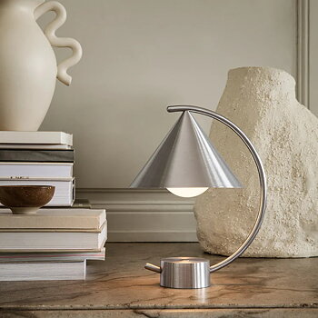 Meridian Lamp  borstat stål Ferm Living