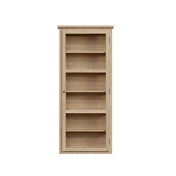 Vitrinskåp Vägghängt N4 Light Oak  Lindebjerg Design