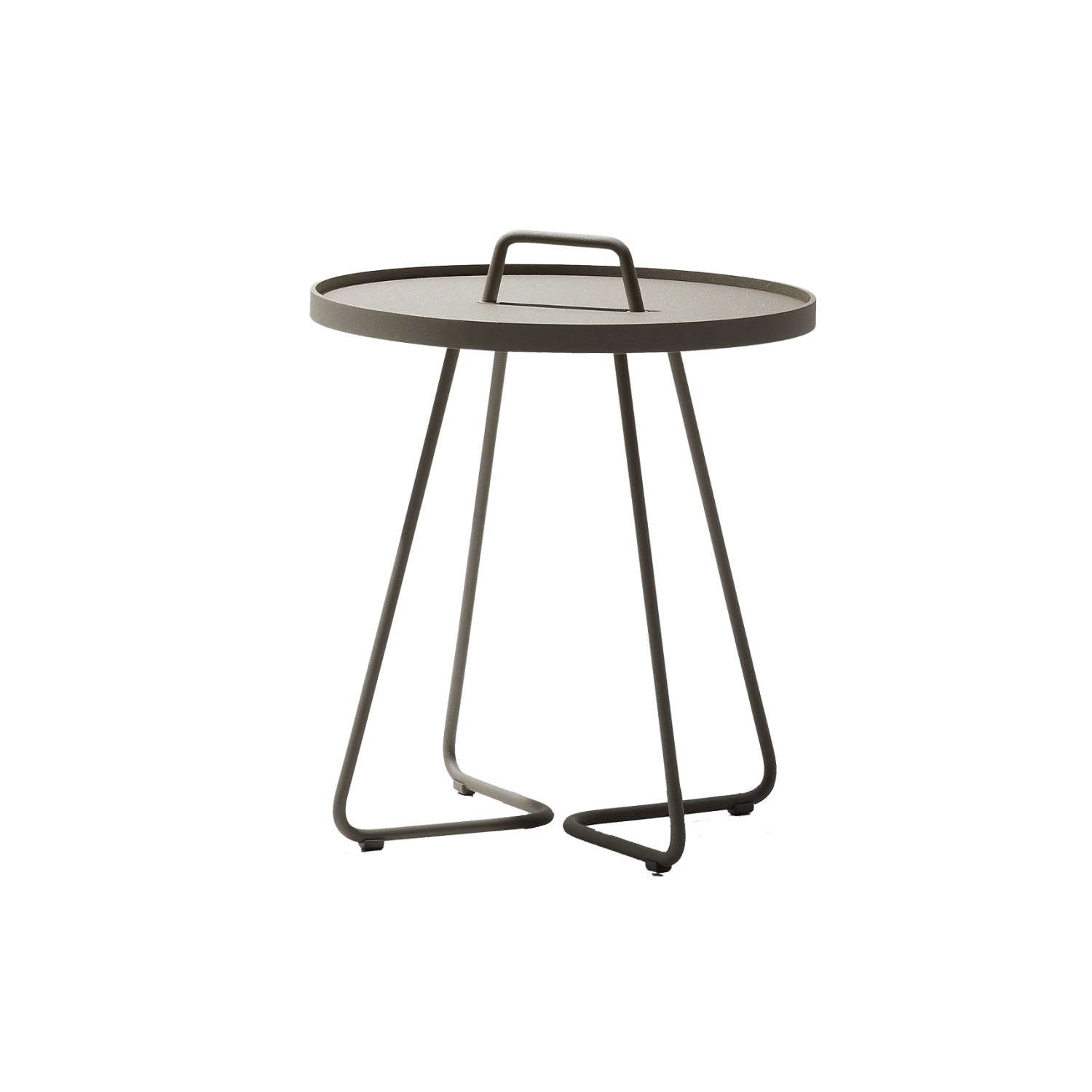 On-the-move bord Stor taupe, Cane-line