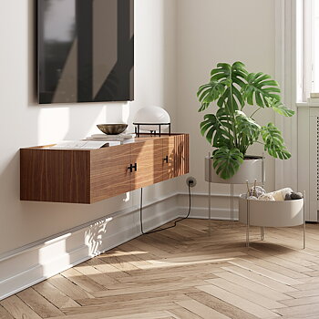 Array Sideboard vägghängd valnöt Woud