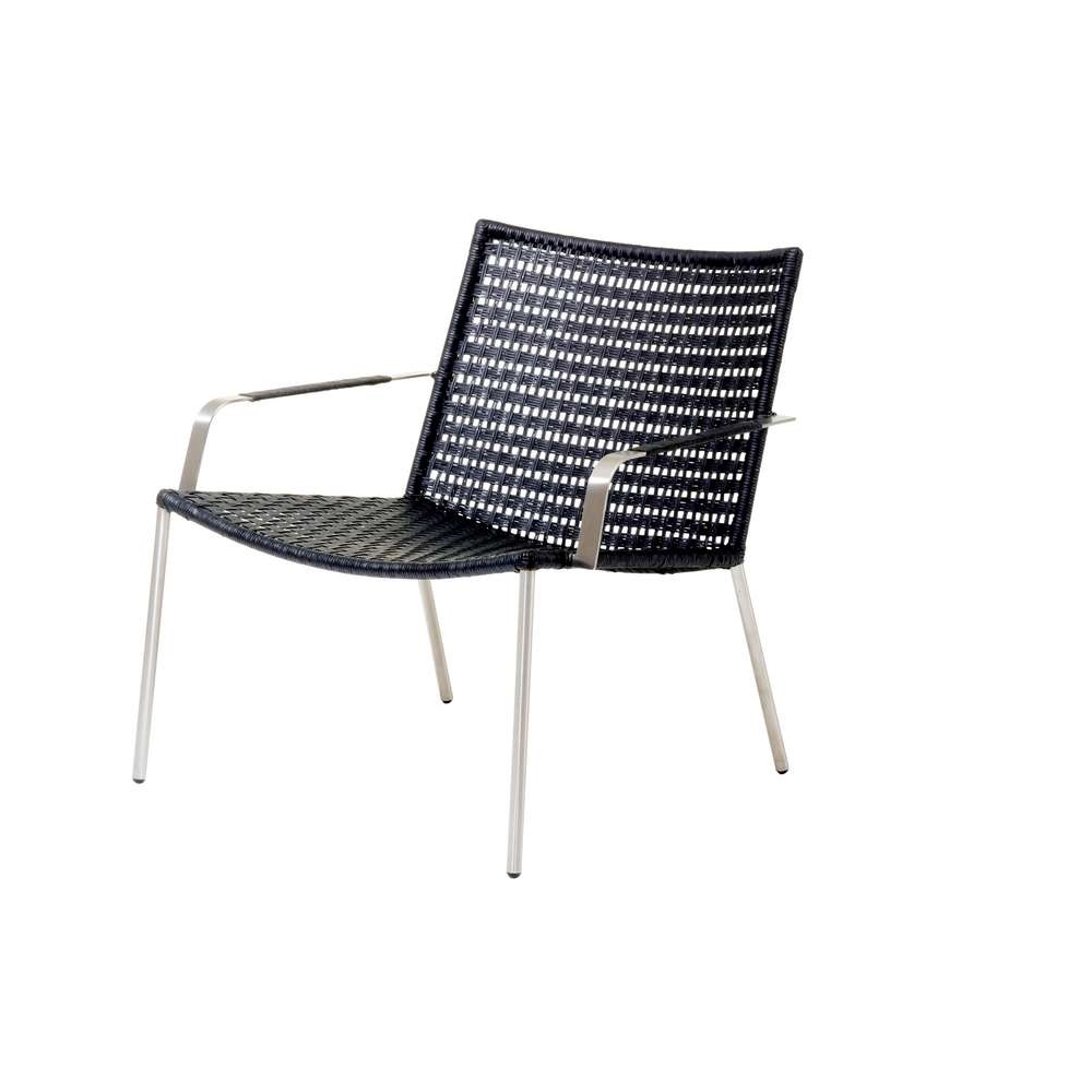 Straw loungefåtölj FLAT WEAVE armstöd, Cane-line - 2