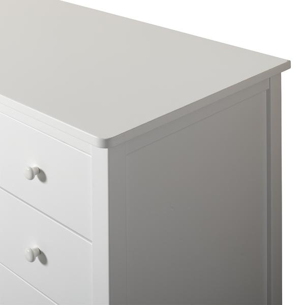 Byrå Seaside fyra lådor vit Oliver Furniture  - 3