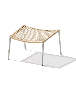 Straw fotpall ROUND WEAVE natur, Cane-line