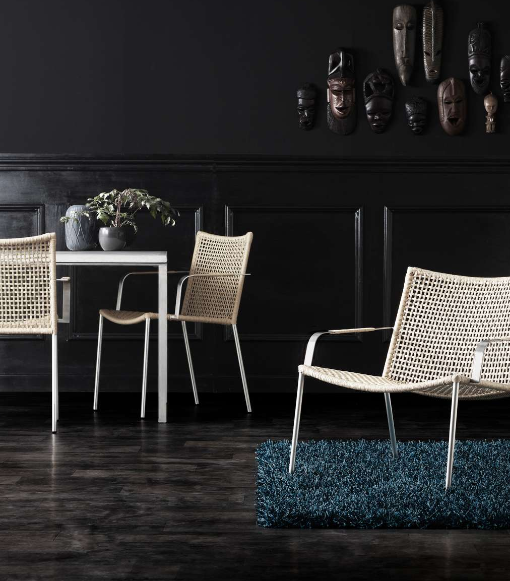 Straw matstol armstöd ROUND WEAVE, Cane-line - 2