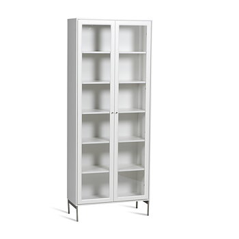 Vitrinskåp VOLT 190 cm  vit Mavis