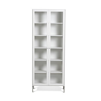 Vitrinskåp VOLT 190 cm  vit Mavis