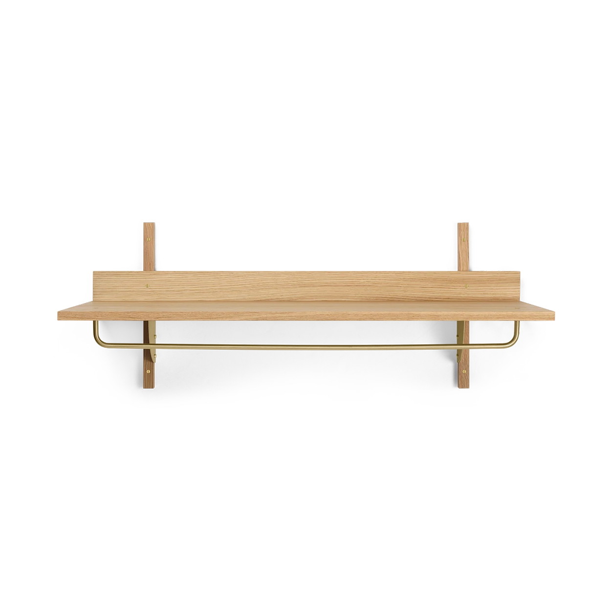 Hatthylla Sector Rack Shelf Ek Mässing Ferm Living