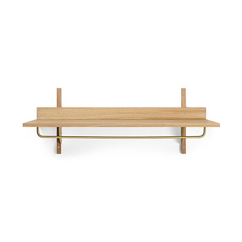 Hatthylla Sector Rack Shelf Ek Mässing Ferm Living
