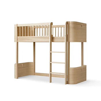 Loftsäng Wood Mini+ ek Oliver Furniture