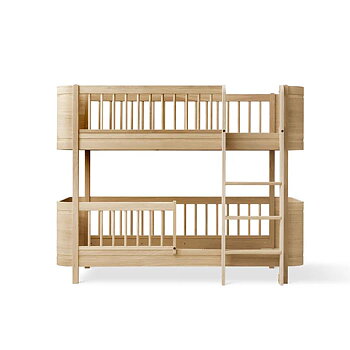Våningssäng WOOD MINI+ ek Oliver Furniture