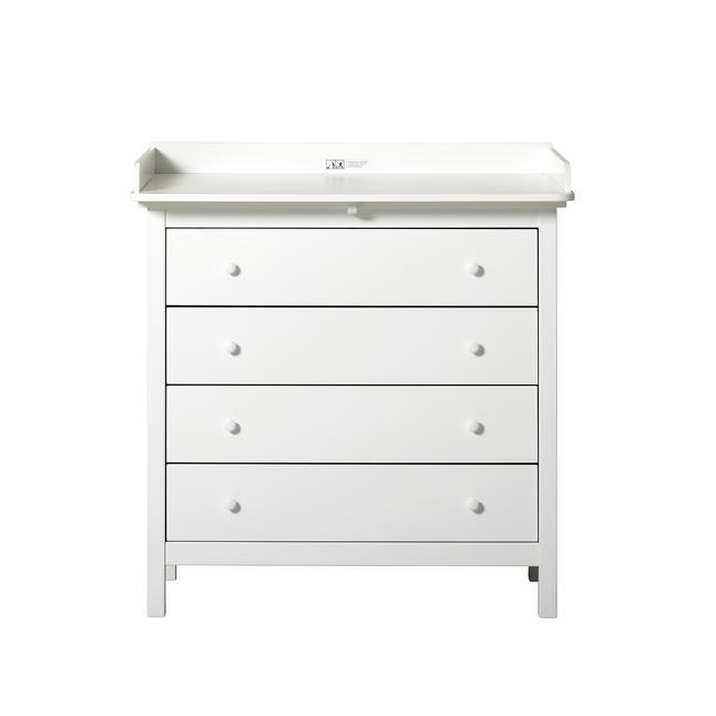 Skötbordsbyrå Seaside fyra lådor vit Oliver Furniture 