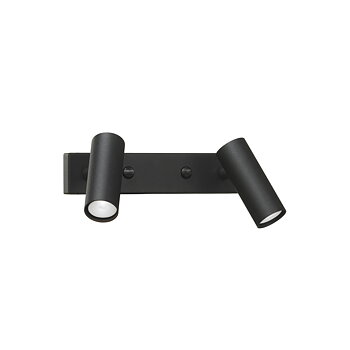 Vägglampa PUCK 2 Kabel Svart Örsjö belysning