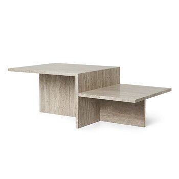 Distinct Coffee Table Travertine Ferm Living